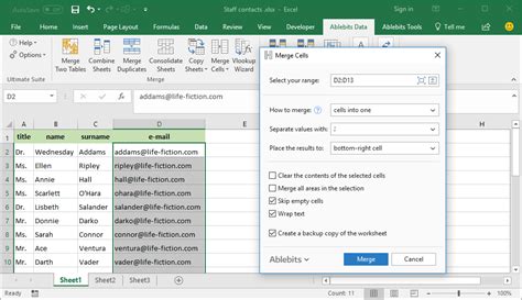 excel 儲存格交換|Excel合併儲存格操作技巧與3個注意事項